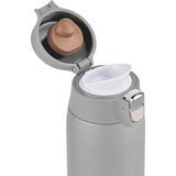 Emsa TRAVEL MUG light Thermobecher 0,4 Liter silber, Flip-Deckel