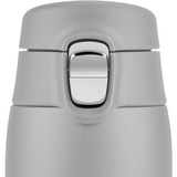 Emsa TRAVEL MUG light Thermobecher 0,4 Liter silber, Flip-Deckel