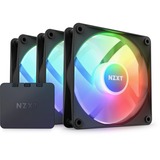 NZXT F120 RGB Core Triple Pack 120x120x26, Gehäuselüfter schwarz, 3er Pack, inkl. RGB-Controller