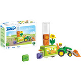 PLAYMOBIL 71773 JUNIOR: Traktor mit Pflanzmaschine, Konstruktionsspielzeug 