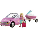 PLAYMOBIL 72123 Barbie Cabrio, Konstruktionsspielzeug 