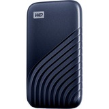 WD My Passport SSD 2 TB, Externe SSD blau, USB-C 3.2 Gen 2 (10 Gbit/s)