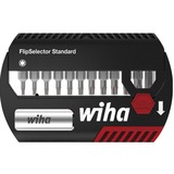 Wiha Bit-Satz FlipSelector Standard, Sechsrund schwarz/rot, 13-teilig