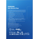Samsung 990 EVO Plus 4 TB, SSD PCIe 4.0 x4 / 5.0 x2, NVMe 2, M.2 2280, intern