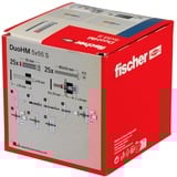 fischer Hohlraumdübel DuoHM 5x55 S PZ 25 Stück, mit Panhead-Schraube