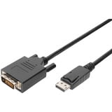 Digitus Adapterkabel DisplayPort > DVI-D schwarz, 1 Meter