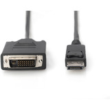 Digitus Adapterkabel DisplayPort > DVI-D schwarz, 1 Meter