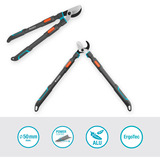 GARDENA Astschere TeleCut Pro L grau/türkis, 65cm - 90cm