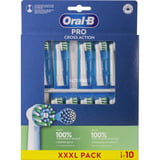  Oral-B Pro Cross Action Aufsteckbürsten 10er weiß
