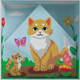 Ravensburger CreArt Do it together - Katze, Malen 