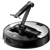 Roborock Saros Z70 R&D, mit Wasseranschluss, Saugroboter silber/schwarz, OmniGrip-Arm, Multifunktions-Dockinsstation 4.0