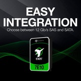 Seagate Exos 7E10 2 TB, Festplatte SAS 12 Gb/s, 3,5"