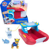 Spin Master Paw Patrol - Sea Patroller Rettungsboot, Spielfahrzeug mit Chase-Figur und Hai