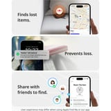  SwitchBot Smart Airtag Geldbörsen-Tracker-Karte schwarz 