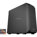 ALTERNATE Gaming-PC Silent Edition • RTX 4060 • AMD Ryzen™ 5 7500F • 16 GB RAM schwarz/transparent, Windows 11 Home 64-Bit