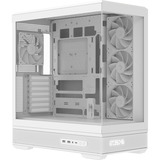 Aerocool P500B Digi-WT-v1 , Tower-Gehäuse weiß, Tempered Glass x 2