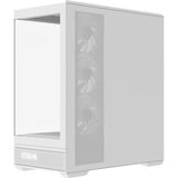 Aerocool P500B Digi-WT-v1 , Tower-Gehäuse weiß, Tempered Glass x 2
