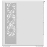 Aerocool P500B Digi-WT-v1 , Tower-Gehäuse weiß, Tempered Glass x 2