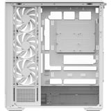 Aerocool P500B Digi-WT-v1 , Tower-Gehäuse weiß, Tempered Glass x 2