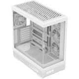 Aerocool P500B Digi-WT-v1 , Tower-Gehäuse weiß, Tempered Glass x 2