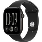 Apple Watch Series 12, Smartwatch schwarz, Aluminium, 46 mm, Sportarmband schwarz S/M