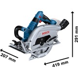 Bosch Professional PRO Akku-Handkreissäge BITURBO GKS 18V-70 L Professional solo blau/schwarz, ohne Akku und Ladegerät