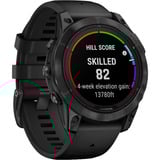Garmin fēnix 7 Pro - Solar Edition, Smartwatch schwarz/grau, 47 mm, mit schwarzem Silikon-Armband