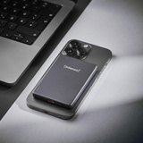 Intenso Magnetic Wireless Powerbank MW5000 Grey grau, 5.000 mAh, MagSafe, PD
