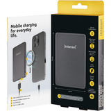 Intenso Magnetic Wireless Powerbank MW5000 Grey grau, 5.000 mAh, MagSafe, PD