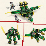 LEGO 71845 Ninjago Lloyds Jet-Mech, Konstruktionsspielzeug 