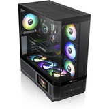 Thermaltake View 370 TG ARGB, Tower-Gehäuse schwarz, Tempered Glass x 3