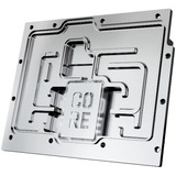 Alphacool Core RX 9070 XT Aorus Elite, Wasserkühlung transparent/chrom, inkl. Backplate