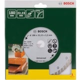 Bosch Heimwerken & Garten Diamanttrennscheibe Turbo, Ø 180mm Bohrung 22,23mm