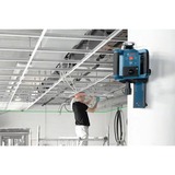 Bosch Rotationslaser GRL 300 HVG Professional, mit Halterung blau, Koffer, grüne Laserlinie