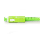 Digitus Glasfaser-Simplex-Patchkabel, stahlarmiert, Singlemode, SC/APC > SC/APC weiß, 1 Meter