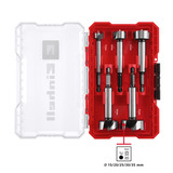 EINHELL Forstnerbohrer-Satz, 5-teilig rot/transparent, 1/4", in M-CASE 