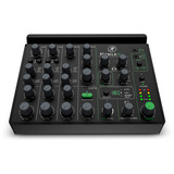 MACKIE MobileMix , Mischpult schwarz, 8-Kanal Mixer USB Stromversorgung A/V