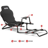 Next Level Racing GTLite Junior NLR-S041, Sim Rig schwarz
