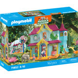 PLAYMOBIL 71852 Animals and Friends: Kunterbunte Tiervilla - 71852, Konstruktionsspielzeug 