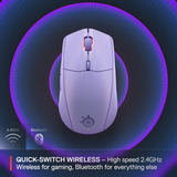 SteelSeries Rival 3 Wireless Gen 2, Gaming-Maus lavendel