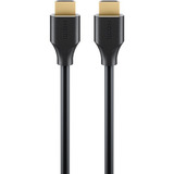 goobay Ultra96 HDMI Kabel schwarz/gold, 1,0m