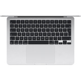 Apple MacBook Air 34,5 cm (13,6") 2025 CTO, Notebook silber, 16 GB, 256 GB (256 GB SSD), M4, MacOS, Amerikanisch