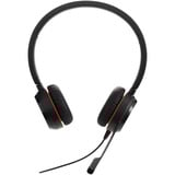 Jabra Evolve 20 SE, Headset schwarz, UC, USB-C und USB-A, Stereo