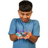 Moose Toys Heroes of Goo Jit Zu - Meteor Madness Goo Slingers Cosmic Metallic Slingers, Spielfigur 5er-Pack