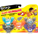 Moose Toys Heroes of Goo Jit Zu - Meteor Madness Goo Slingers Cosmic Metallic Slingers, Spielfigur 5er-Pack