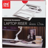 One for all Universal-Laptophalterung DM 0050, Ständer silber, für 10" - 17" Notebooks