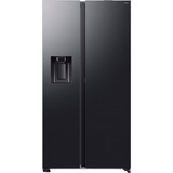SAMSUNG RS80F64KEFEF, Side-by-Side edelstahl (dunkel), AI Voice Control, AI Energy Mode, Metal Cooling