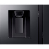 SAMSUNG RS80F64KEFEF, Side-by-Side edelstahl (dunkel), AI Voice Control, AI Energy Mode, Metal Cooling