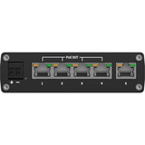 Teltonika TSW101, Switch schwarz, Automotive POE+-Switch