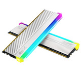 ADATA DIMM 16 GB DDR4-3200 (1x 16 GB), Arbeitsspeicher weiß, AX4U320016G16A-CWHD45G, XPG Spectrix D45G, INTEL XMP